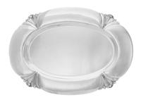 An American Silver Serving Dish, Redlich & Co., New York, NY, of oval form, the border decorated with foliate and floral bud motifs.