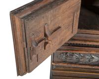 An English Gothic Revival Oak Court Cupboard