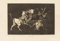 Francisco Goya, (Spanish, 1746-1828), A group of 3 prints including Tan bárbara la Seguridad come el Delito ('The Little Prisoner'), c.