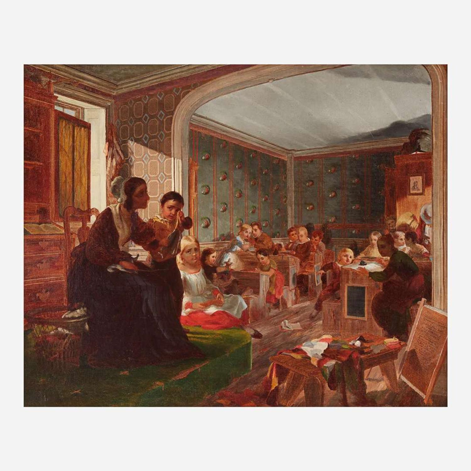 William Tolman Carlton (American, 1816–1888) In Disgrace (The Classroom)