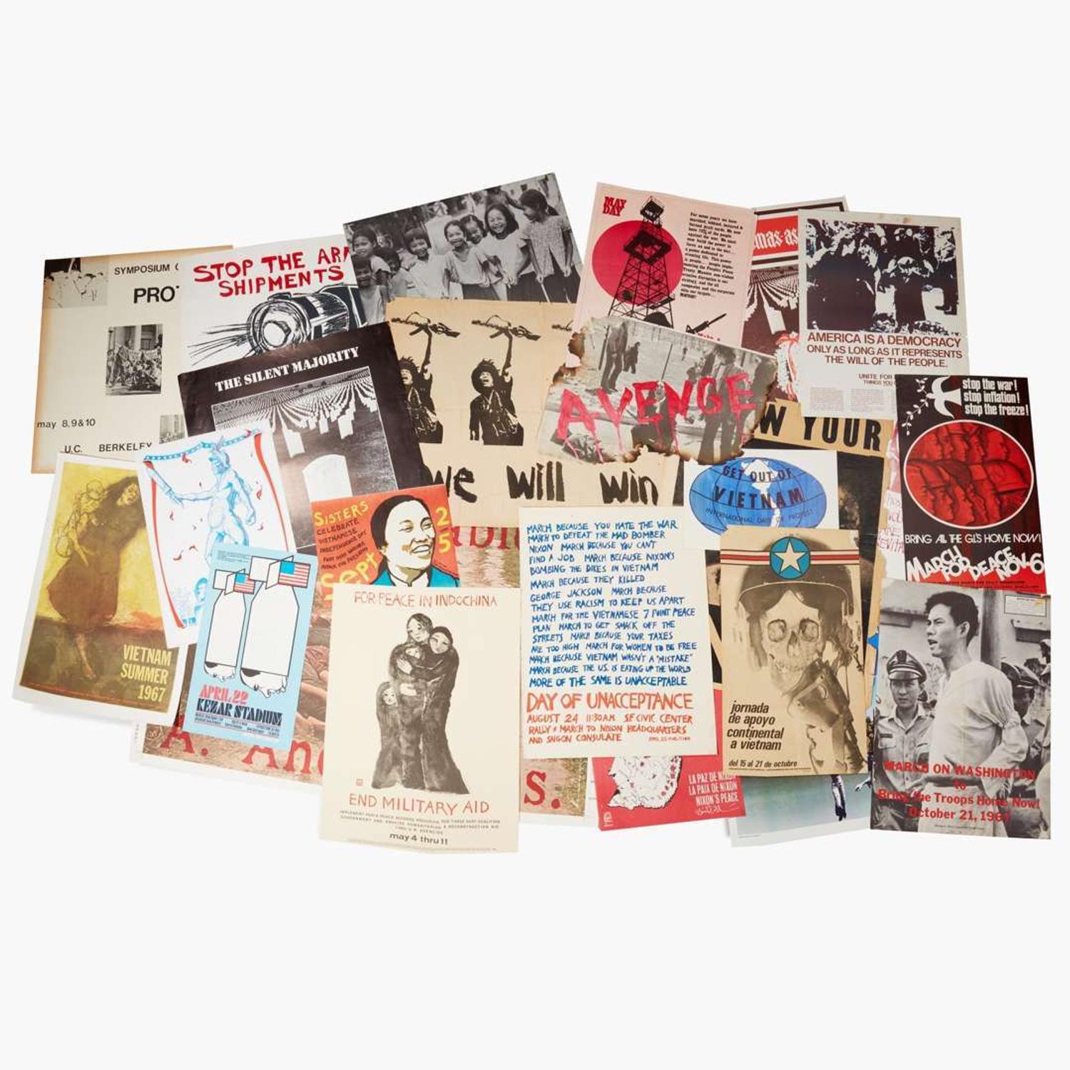 [Posters] [Counter-Culture] Group of 42 Anti-Vietnam War Posters