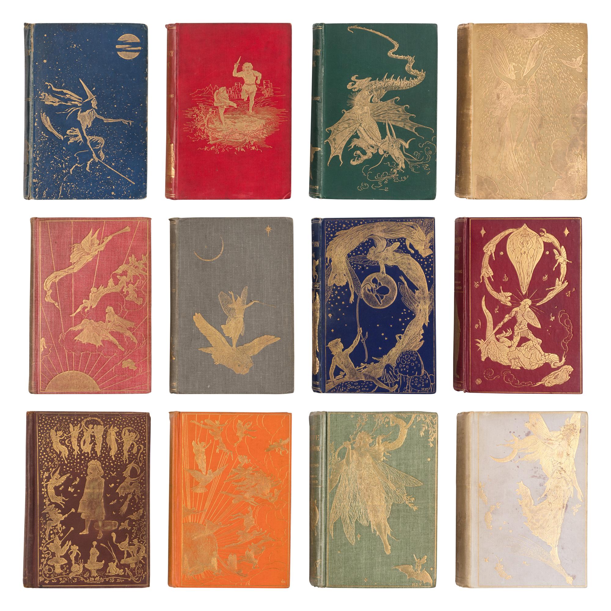 [CHILDREN'S BOOKS & ILLUSTRATION]. LANG, Andrew (1844-1912). [The Fairy Books]. London: Longmans, Green, and Co., 1889-1910.