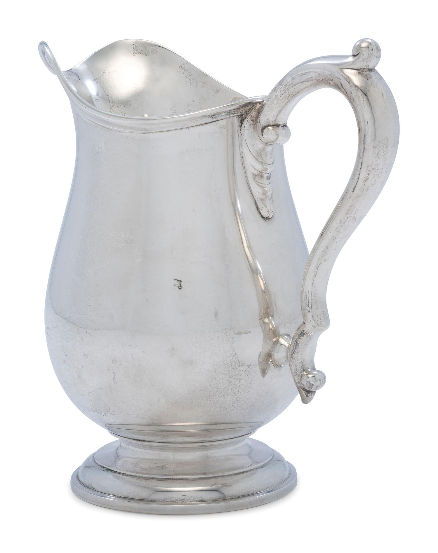 An American Silver Four-Pint Water Pitcher