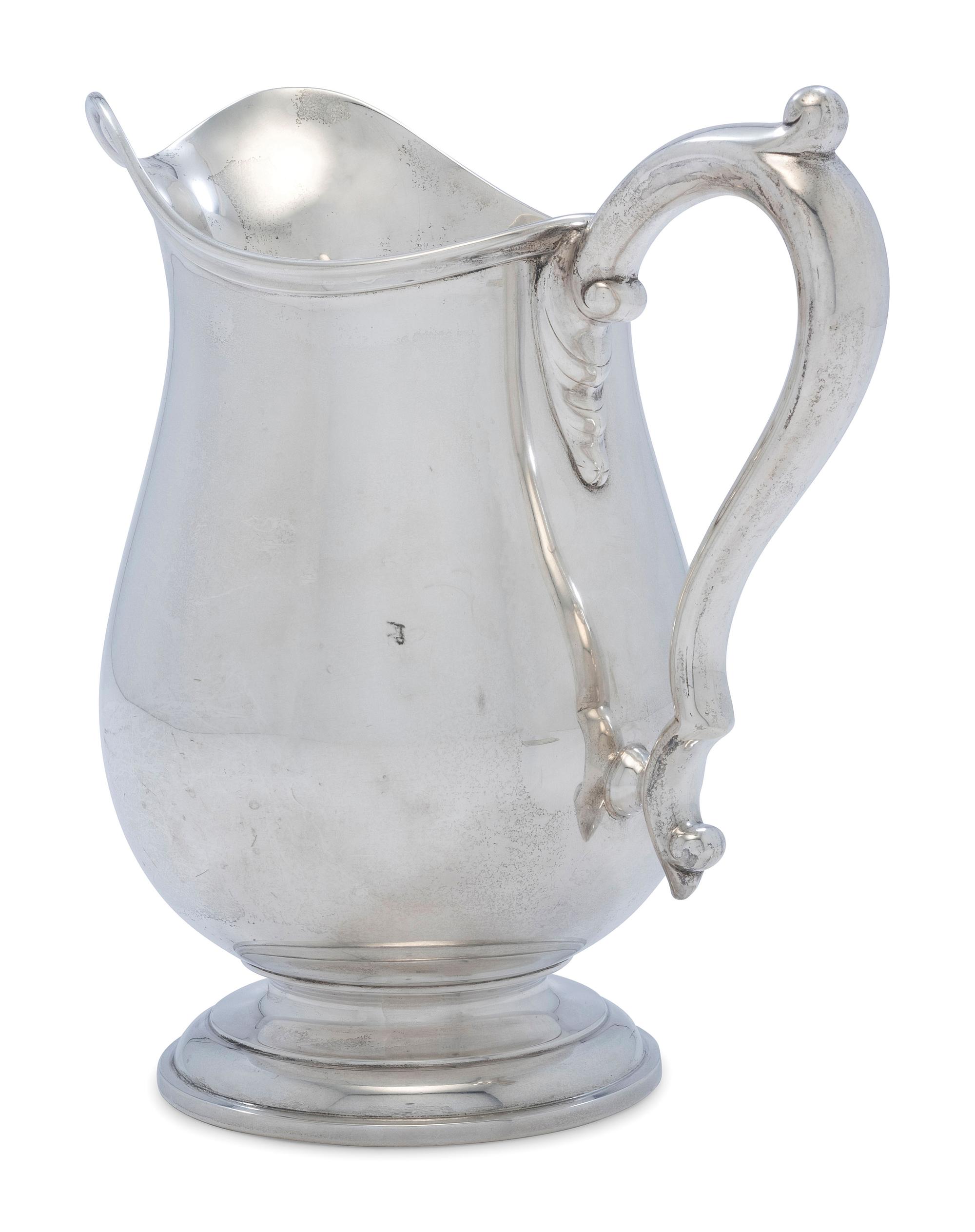 An American Silver Four-Pint Water Pitcher