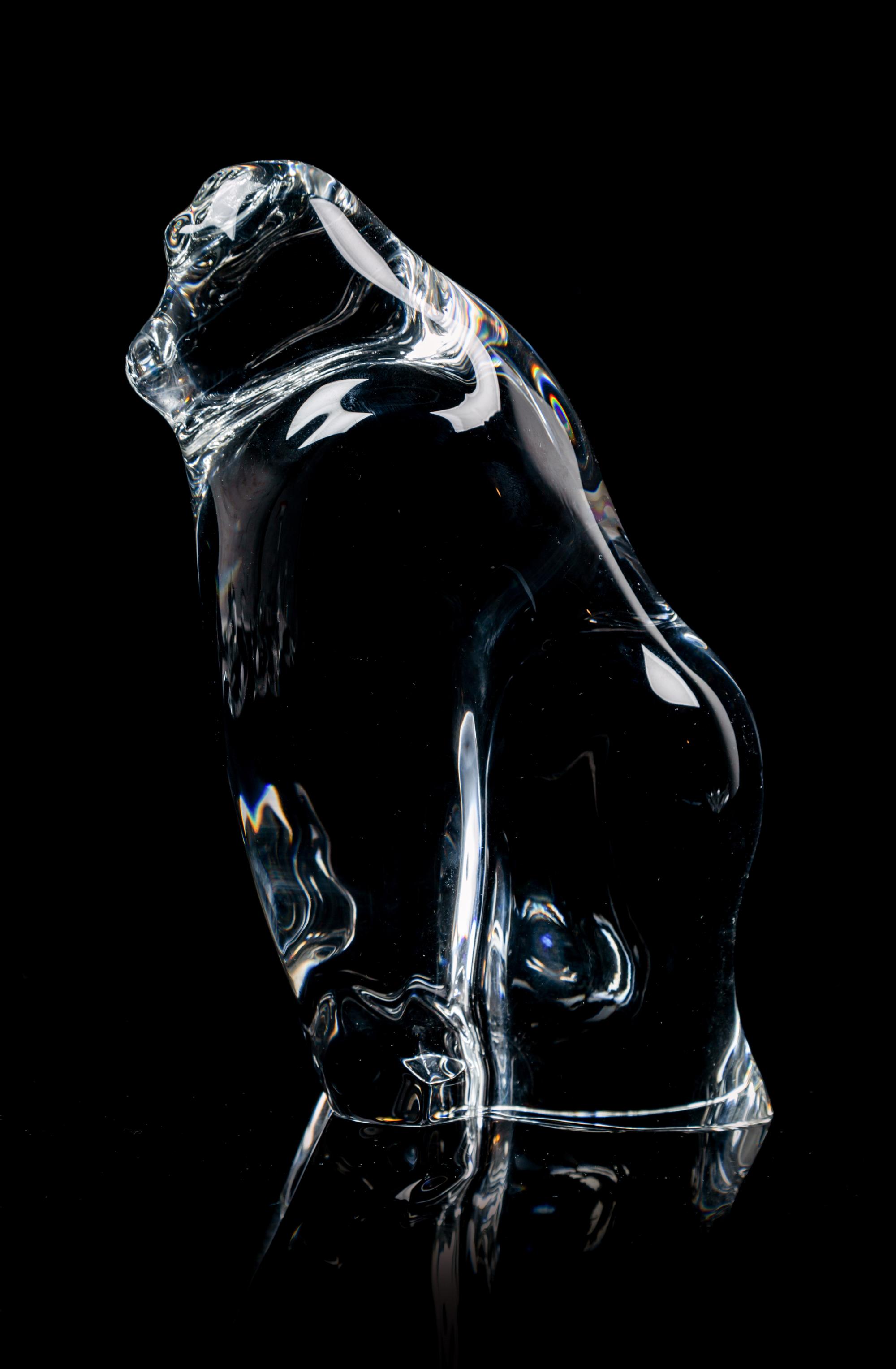 A Steuben Figure Height 7 5/8 inches.