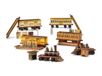 An R. Bliss Manufacturing Adirondack Rail Road Train Set