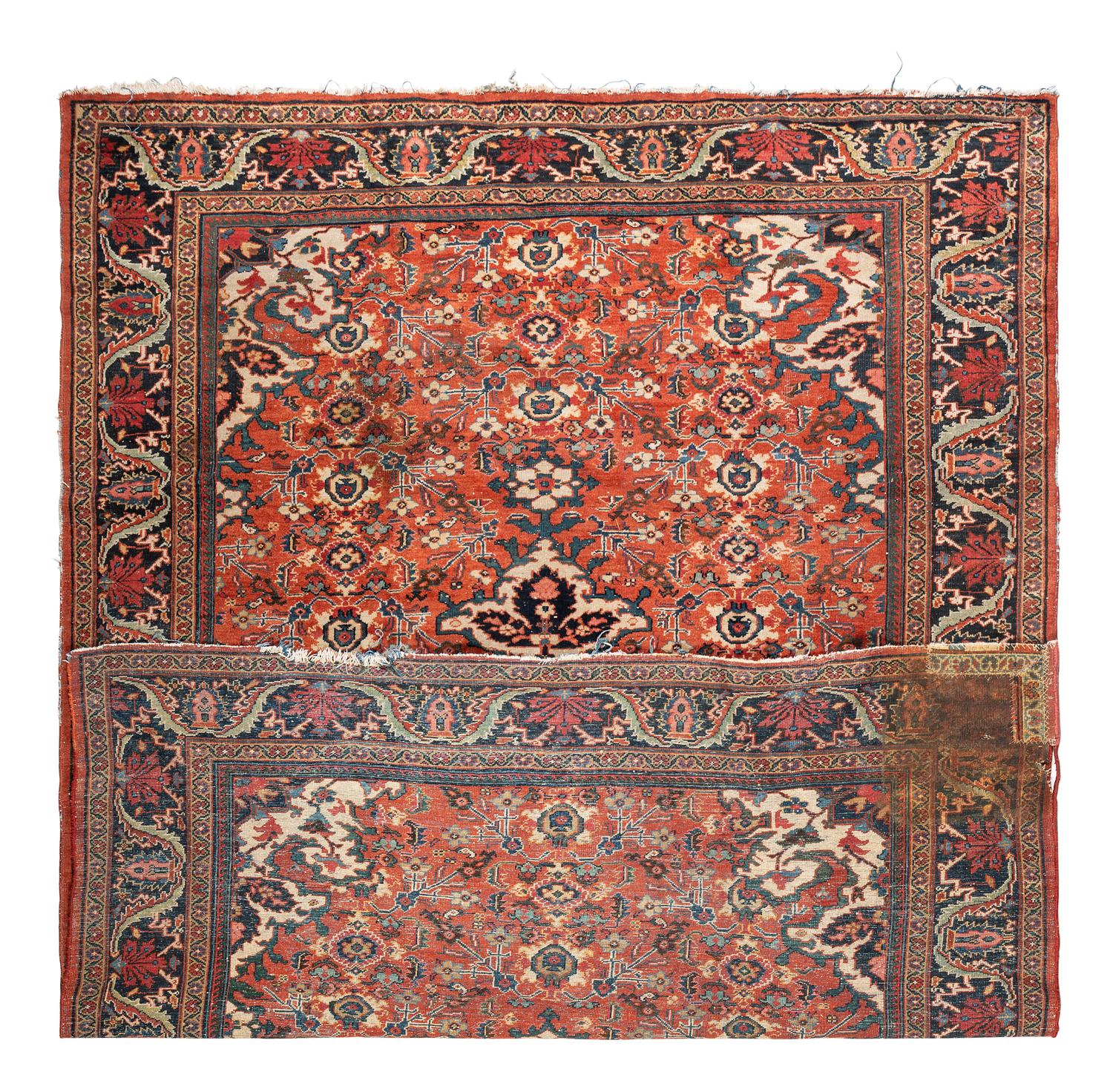 A Heriz Wool Rug