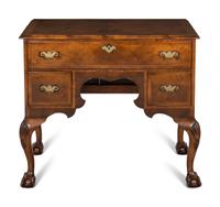 A George II Style Walnut Dressing Table