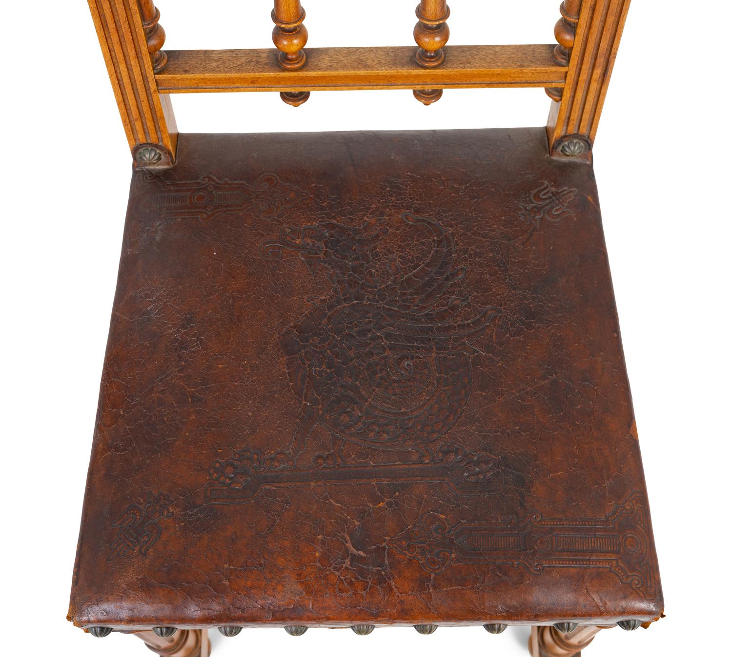 A Set of Six Baroque Style Dining Chairs — EARLY 20TH CENTURY