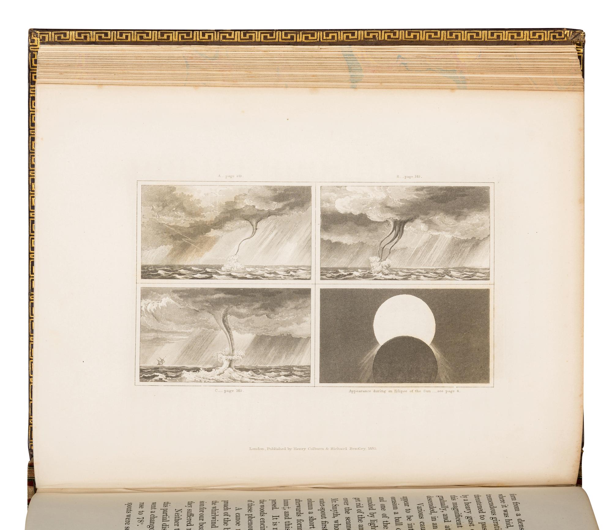 BEECHEY, Frederick William (1796-1856). Narrative of a Voyage to the Pacific and Beering's Strait, to co-operate with The Polar Expeditions: performed in H.M. Ship Blossom,... in the years 1825...28. In Two Parts. London: Henry Colburn and Richard Bentley, 1831.