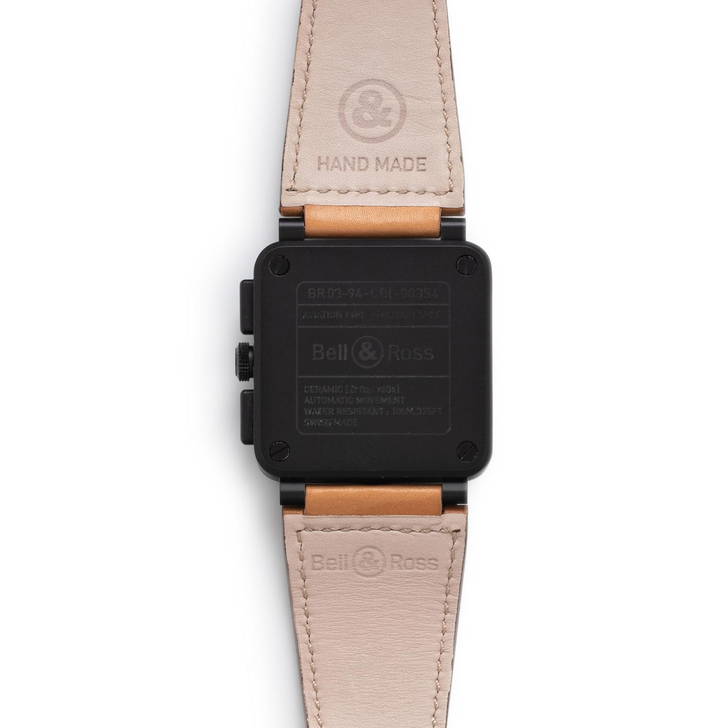 BELL & ROSS, CERAMIC 'BR03-94 HERITAGE' CHRONOGRAPH WATCH