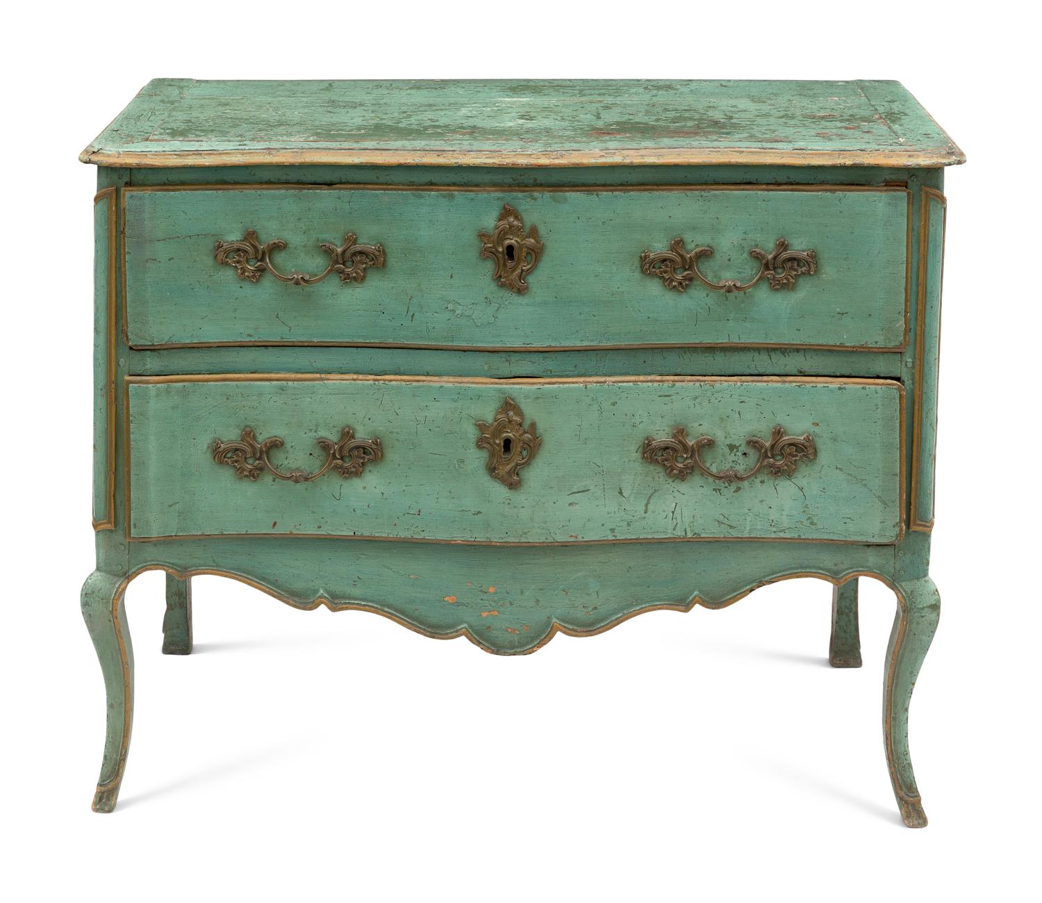 An Italian Rococo Painted Commode