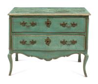 An Italian Rococo Painted Commode