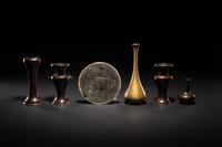 Six Japanese Bronze Articles