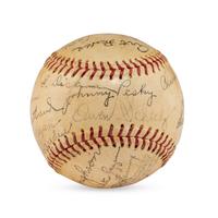 A 1941 Louisville Colonels Team Signed Autograph Baseball