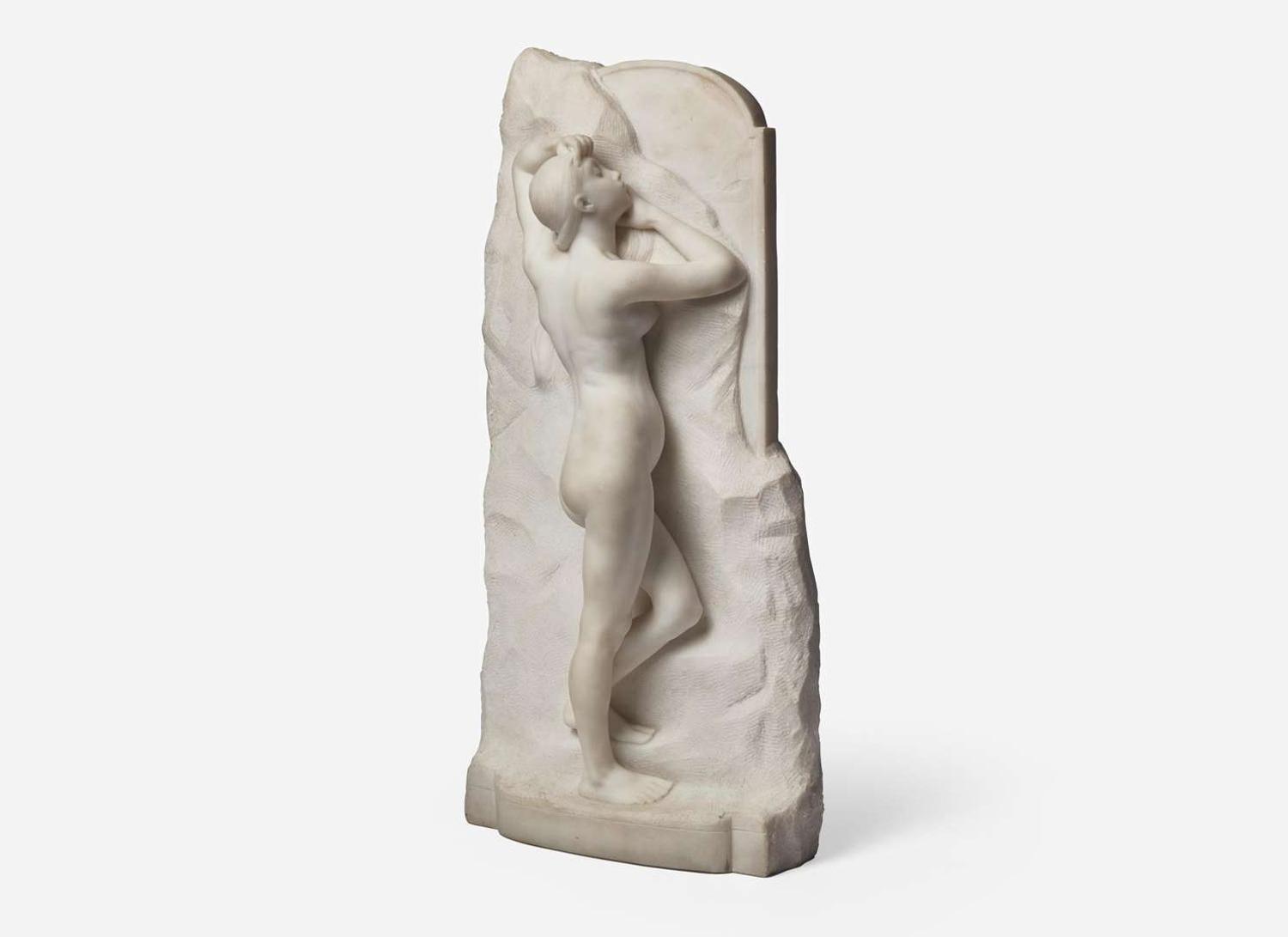 Alfred Boucher (French 1850-1934) - La Philosophie de l’Histoire