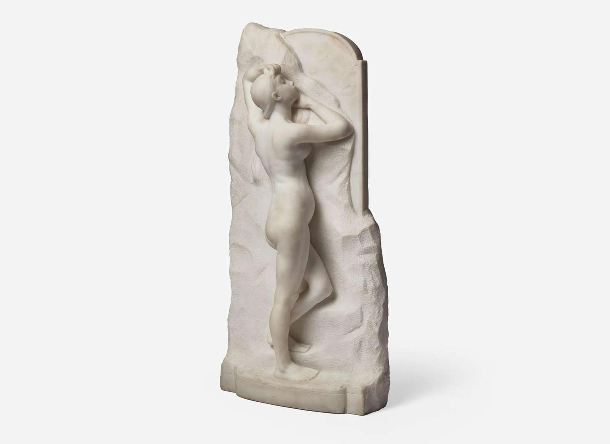 Alfred Boucher (French 1850-1934) - La Philosophie de l’Histoire