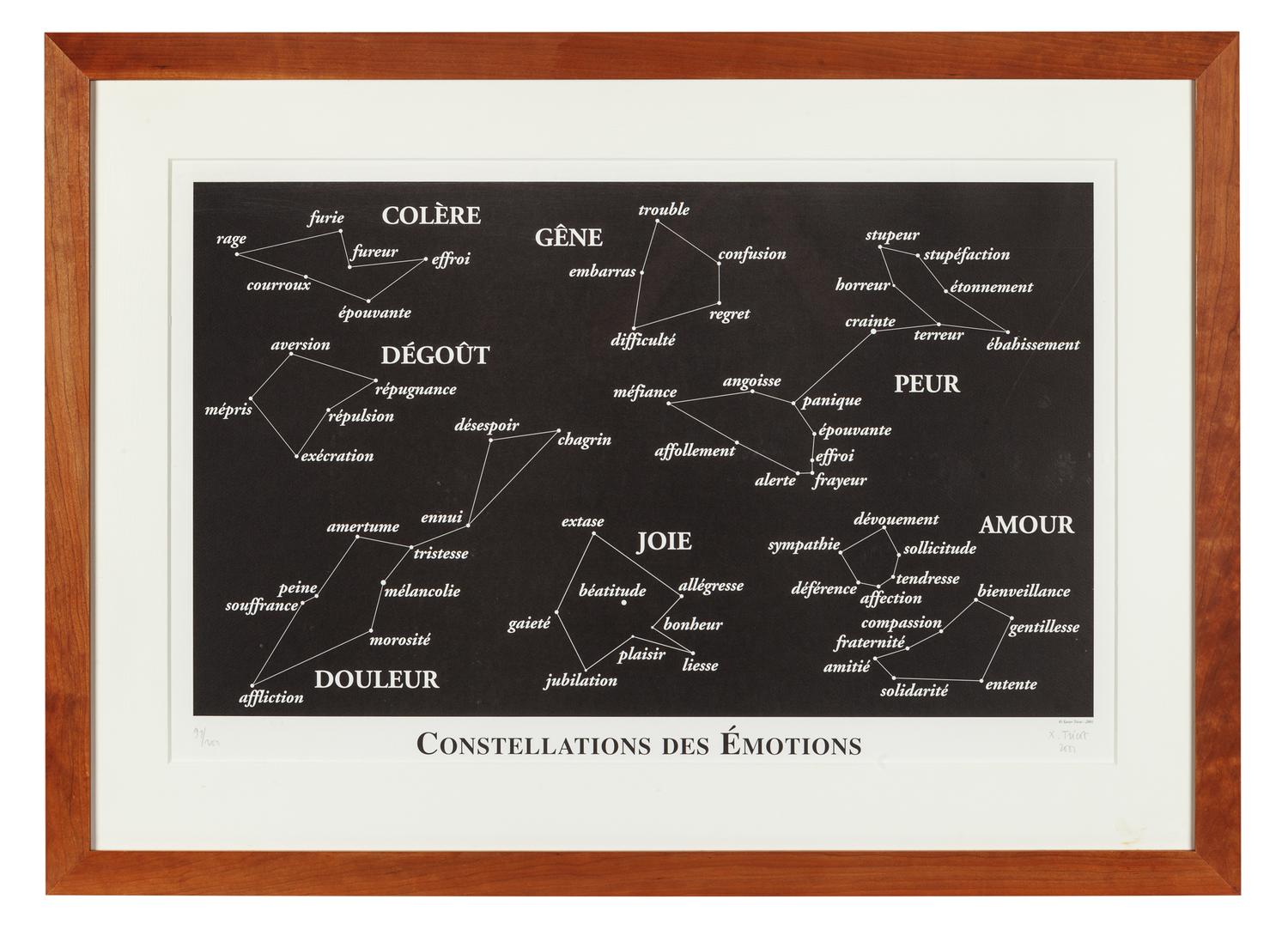 Constellations des Emotions, 2000