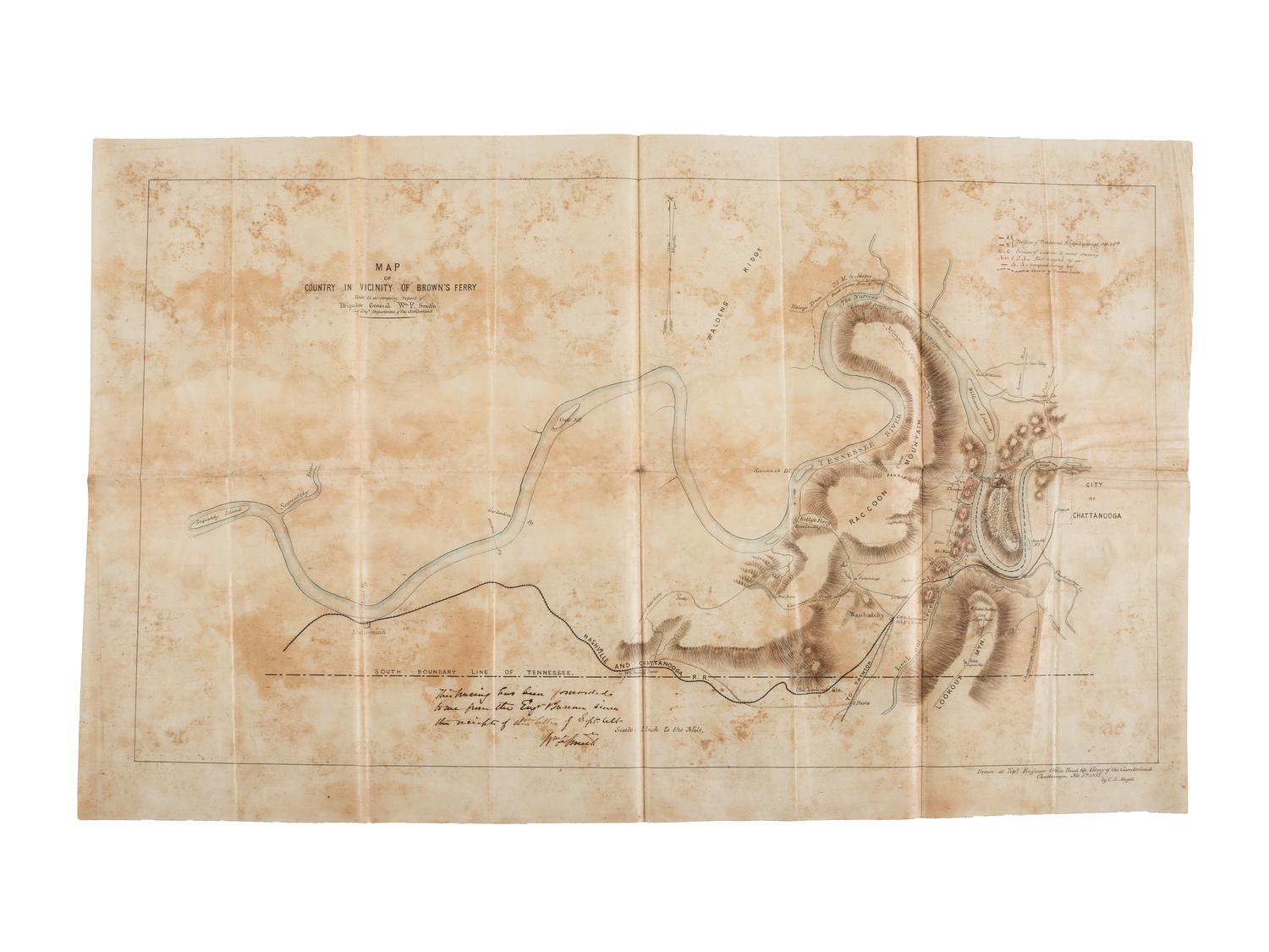 [CIVIL WAR]. Military reports, maps, post-war letters from Union and Confederate officers, and other papers gathered by Union Army officer Louis-Philippe-Albert d'Orléans, comte de Paris (1838-1894), while conducting research for his book History of the Civil War in America .