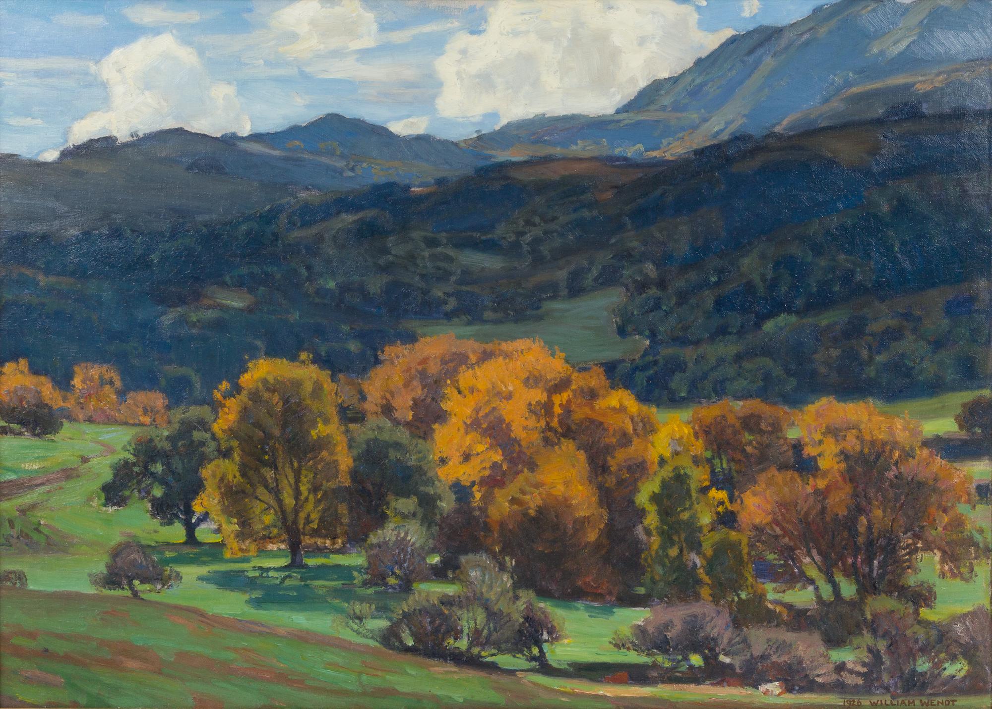 William Wendt, (American, 1865-1946), California Landscape, 1926