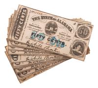 [CIVIL WAR - CURRENCY]. A group of more than 100 Confederate notes, comprising: