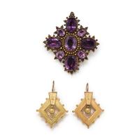 COLLECTION OF ANTIQUE GOLD-FILLED JEWELRY