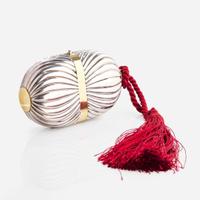 A Gucci 18K Yellow Gold and Sterling Silver Purse Gucci