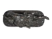 A Russian Bronze Figure of a Cossack