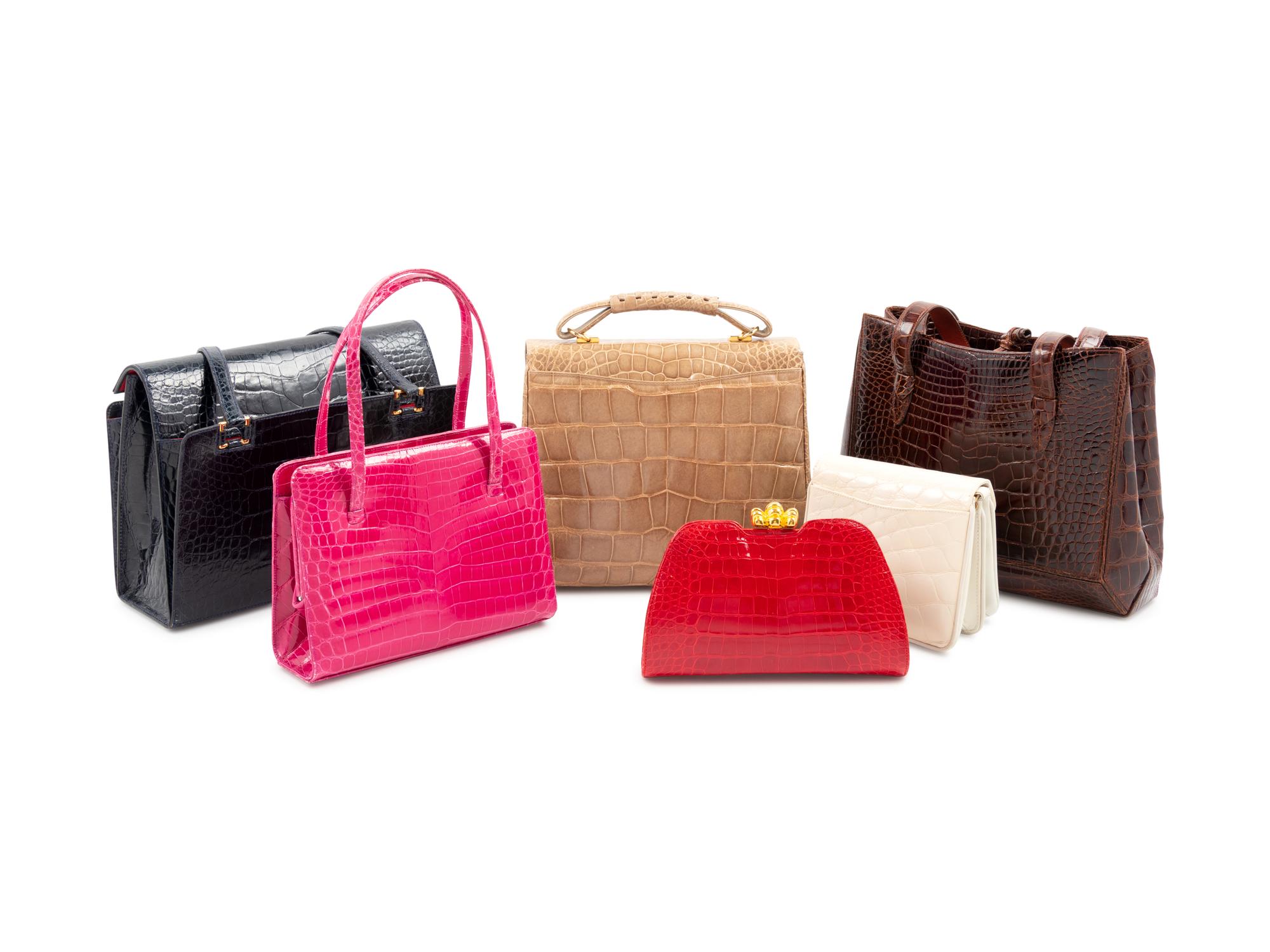 Six Designer Bags, 1980-2010s
