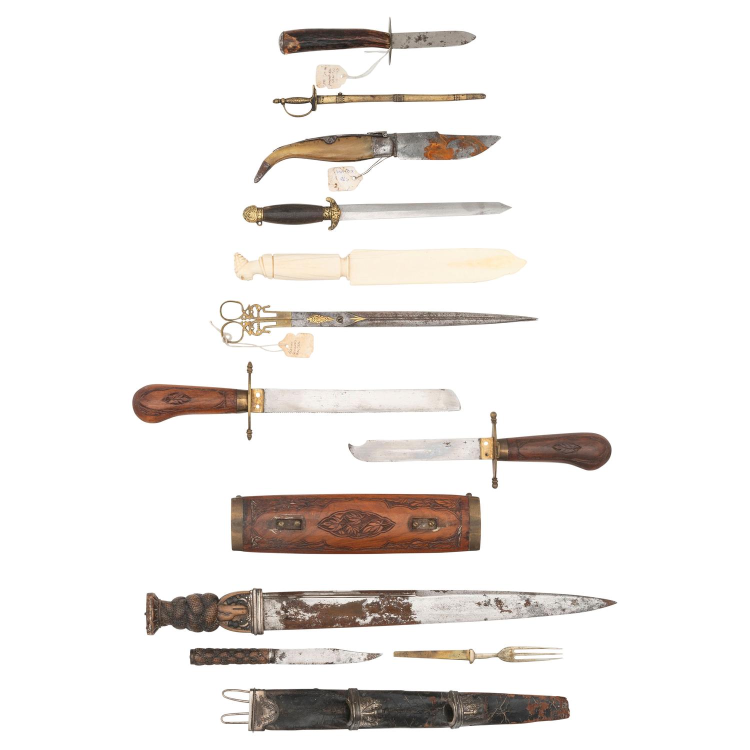 Lot of 8 Assorted Ethnographic Knives