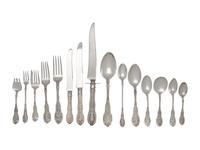An American Silver Flatware Service