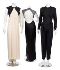 Two Geoffrey Beene Dresses and one Pantsuit, 1989-2004