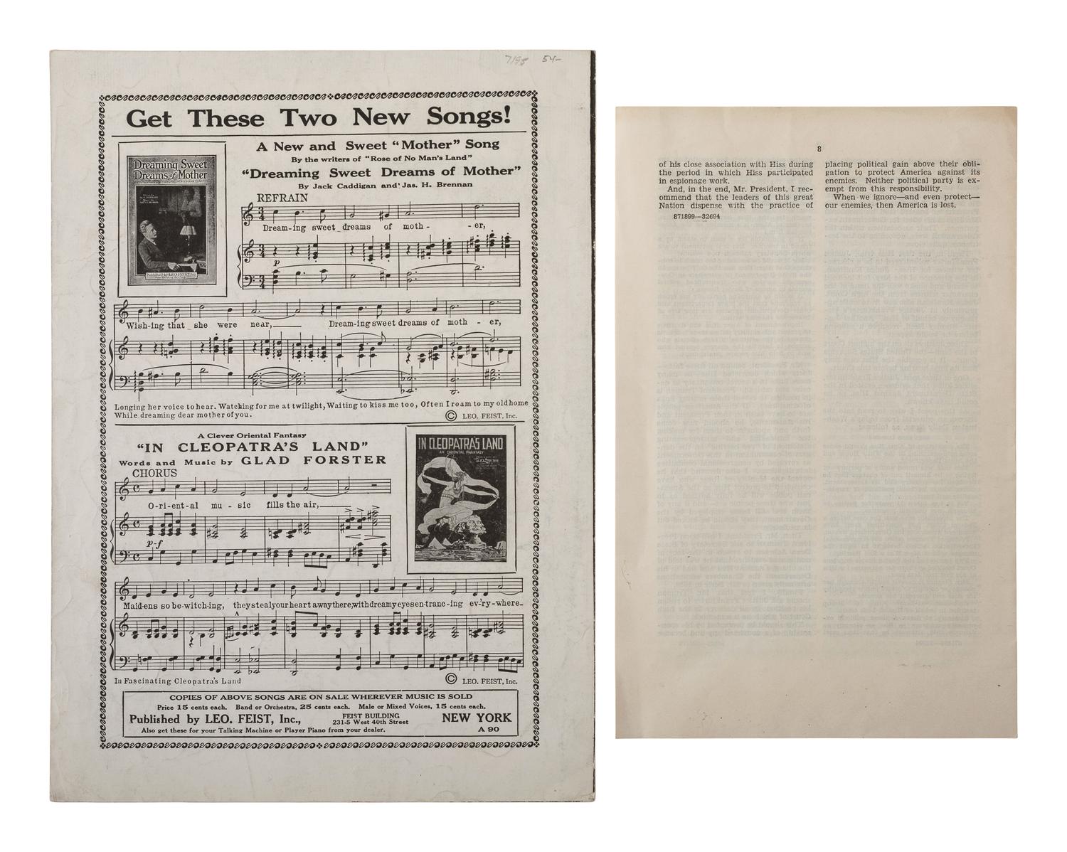 [SOCIALISM] -- [COMMUNISM]. Ephemera from early-20th century far left and progressive politics.