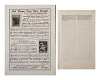 [SOCIALISM] -- [COMMUNISM]. Ephemera from early-20th century far left and progressive politics.