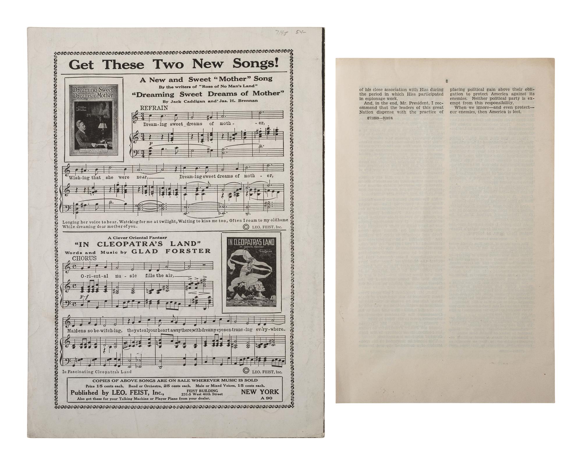 [SOCIALISM] -- [COMMUNISM]. Ephemera from early-20th century far left and progressive politics.
