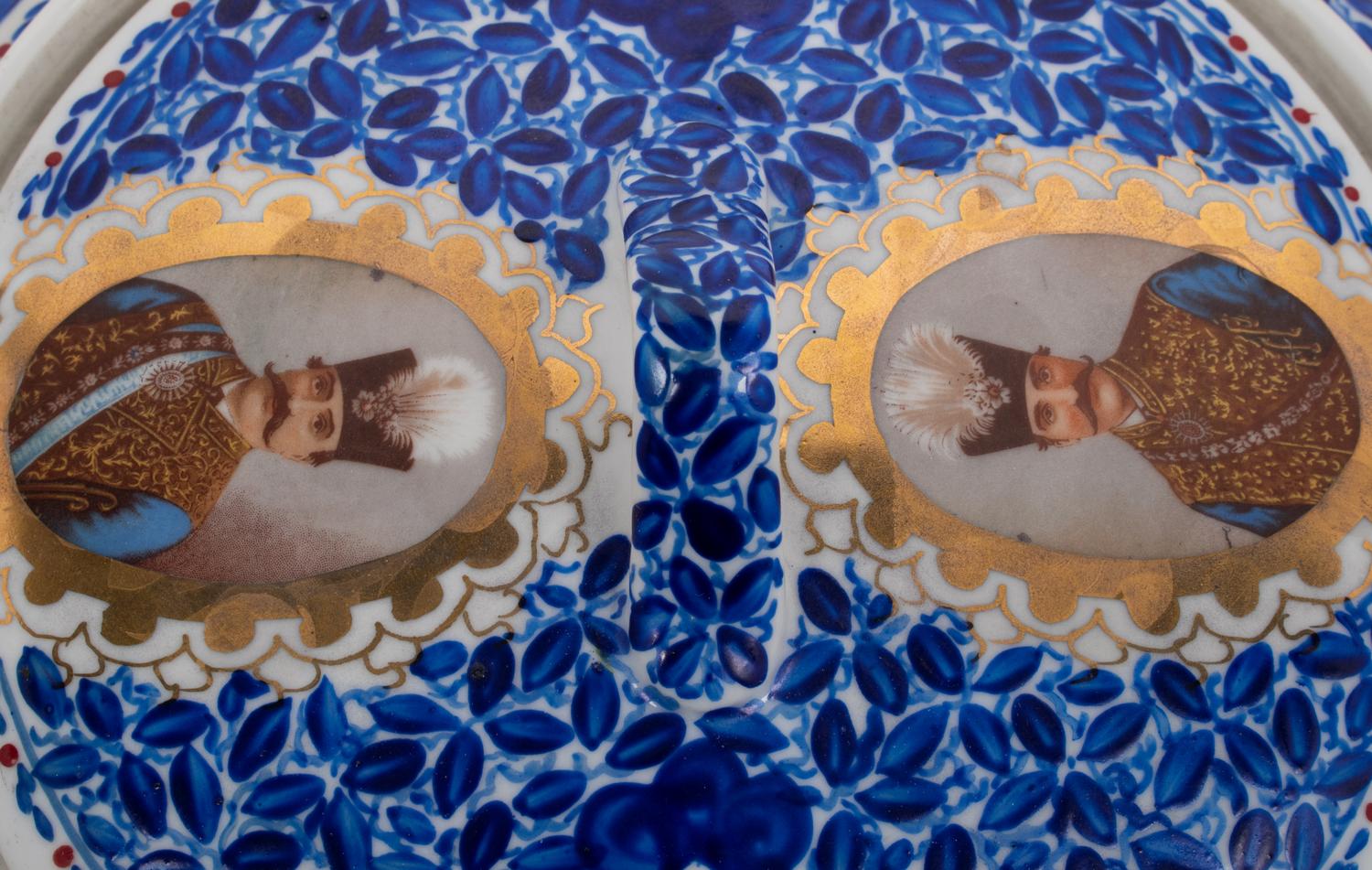 A Persian Market Porcelain Tureen