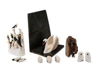 Collection of Alaskan Carved Walrus Ivory