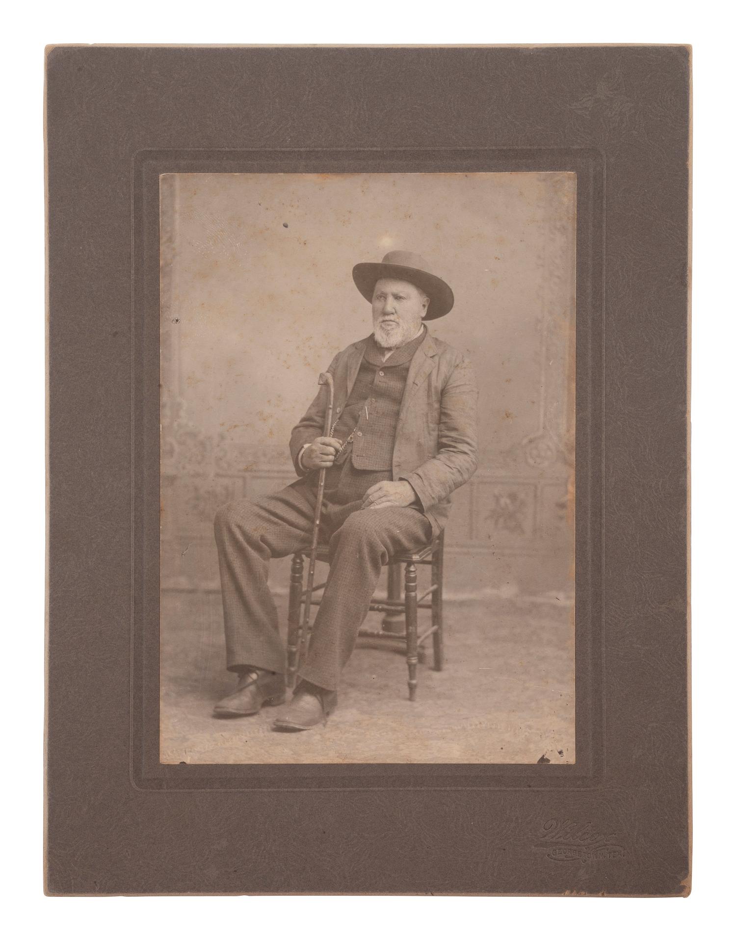 [TEXAS]. 6 photographs and documents related to military subjects in early Texas state history.