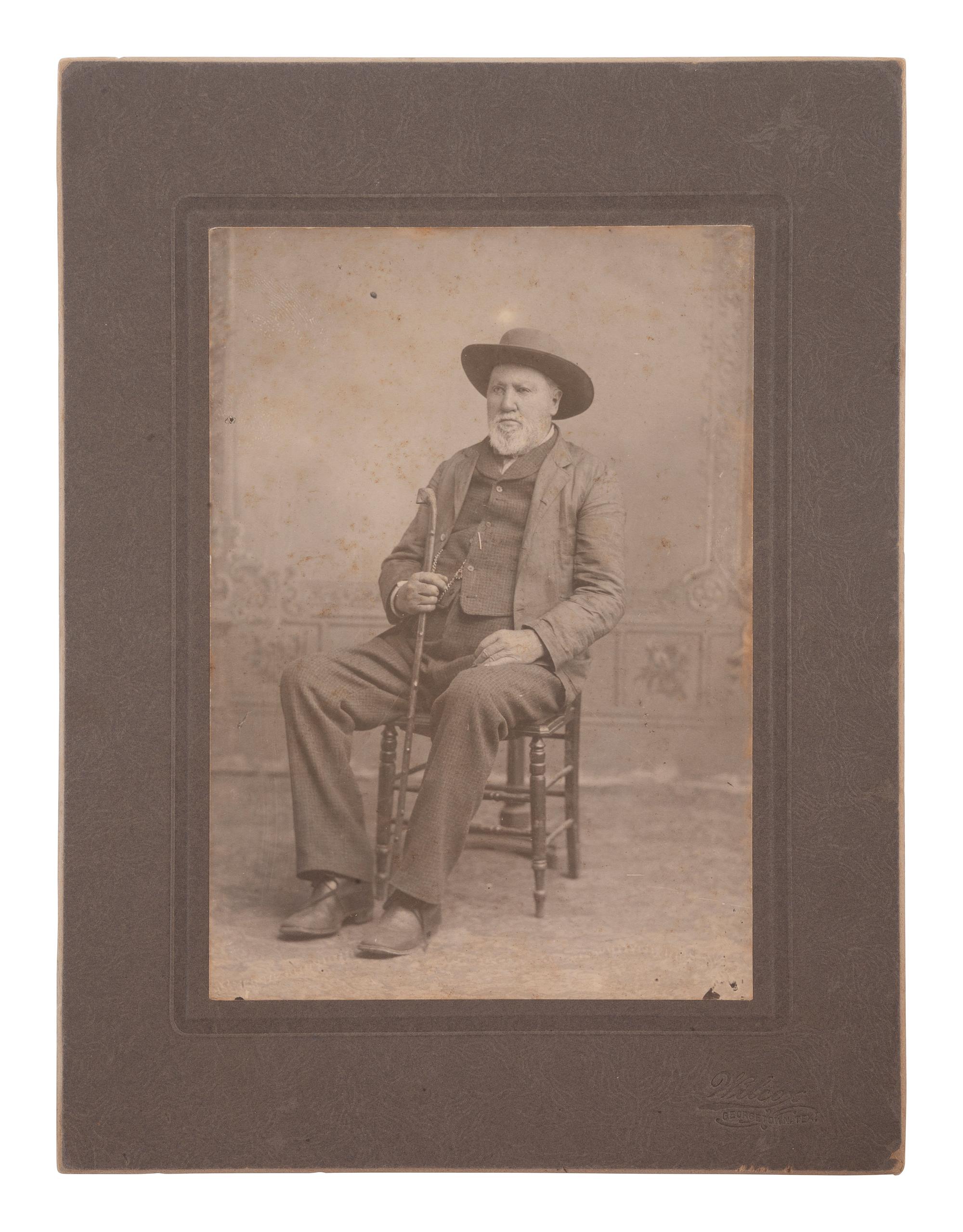 [TEXAS]. 6 photographs and documents related to military subjects in early Texas state history.