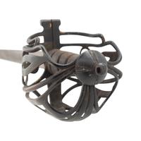 Scottish Brass Basket Hilted Broadsword