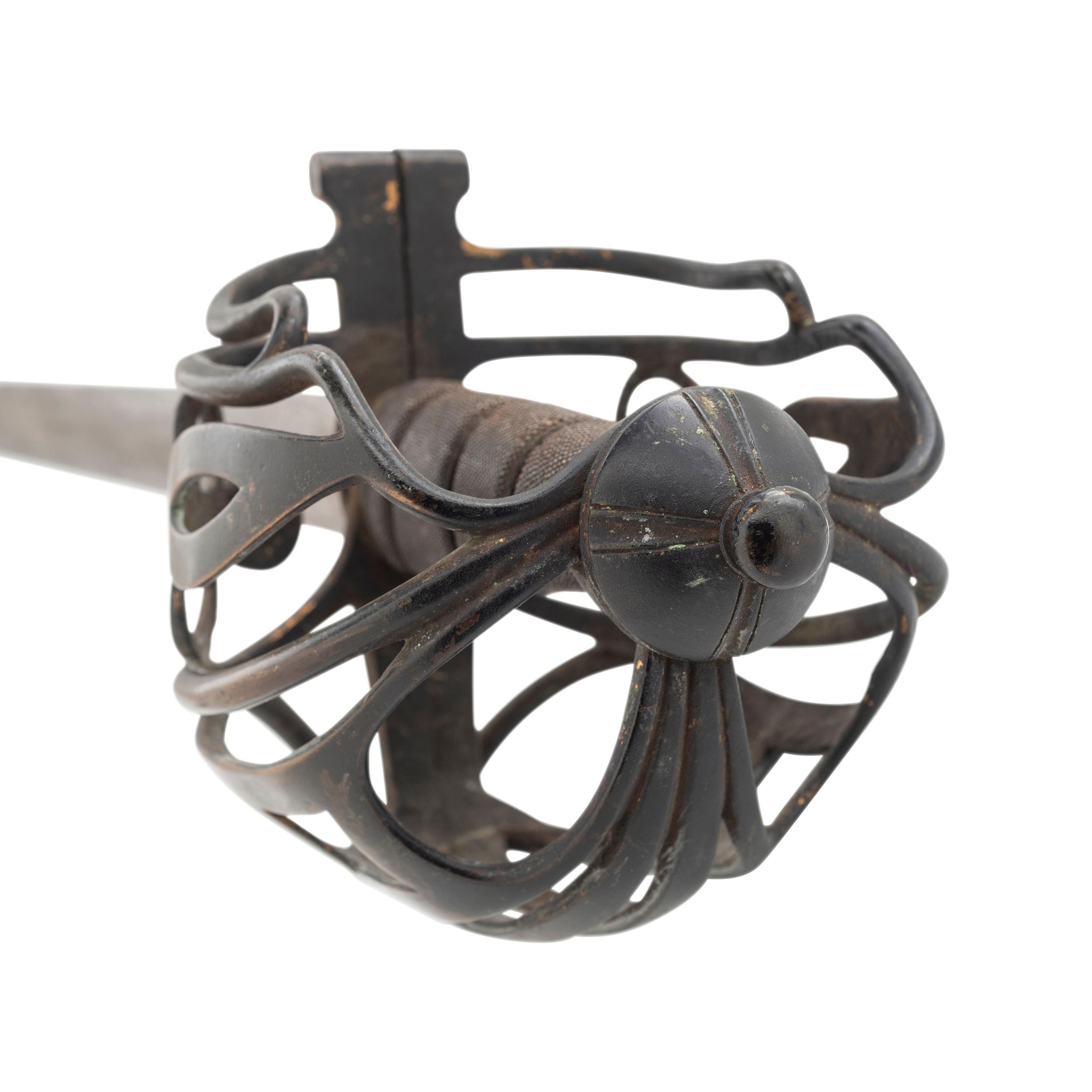 Scottish Brass Basket Hilted Broadsword