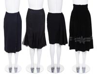 Four Christian Dior Skirts, 1960-2000s