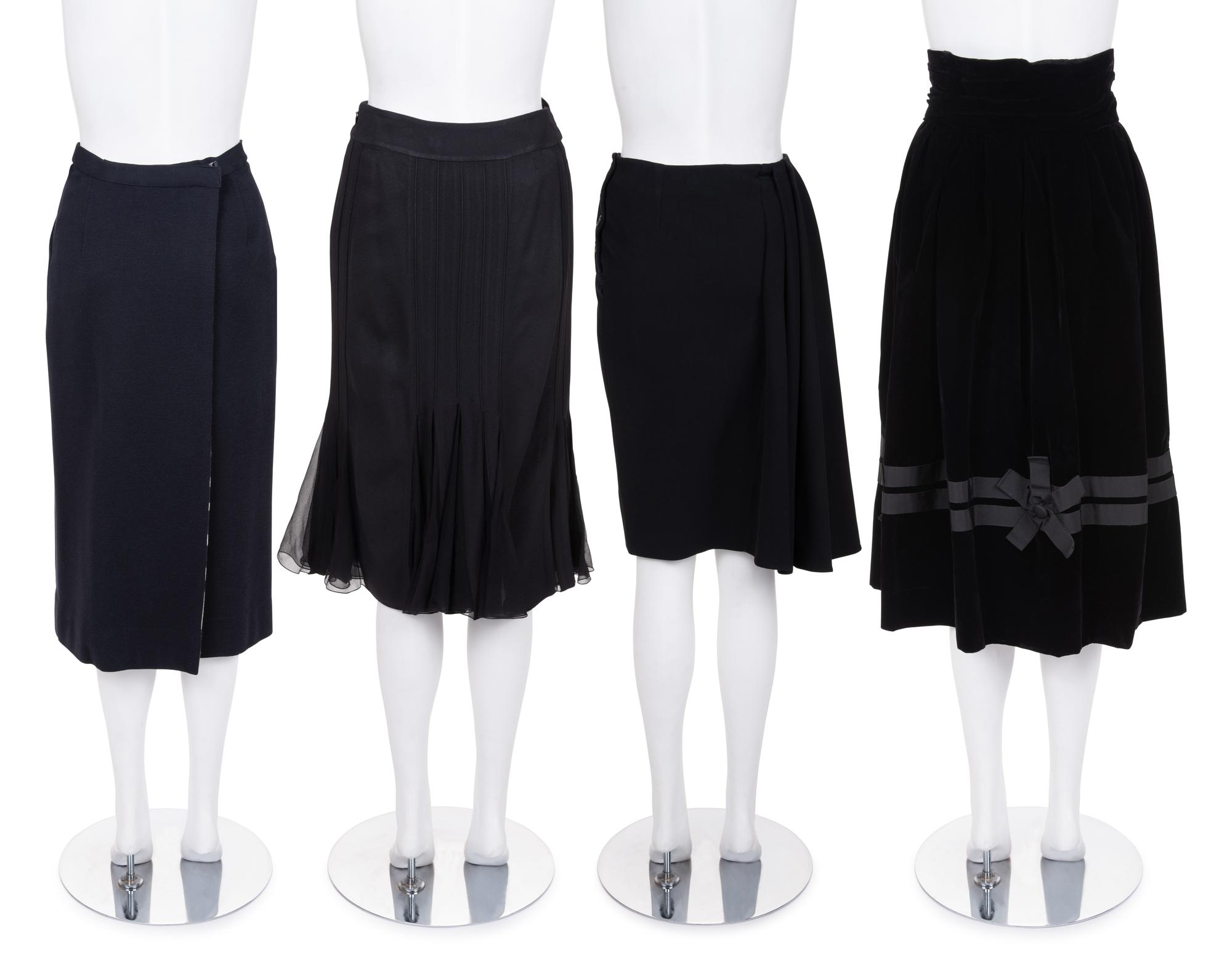 Four Christian Dior Skirts, 1960-2000s