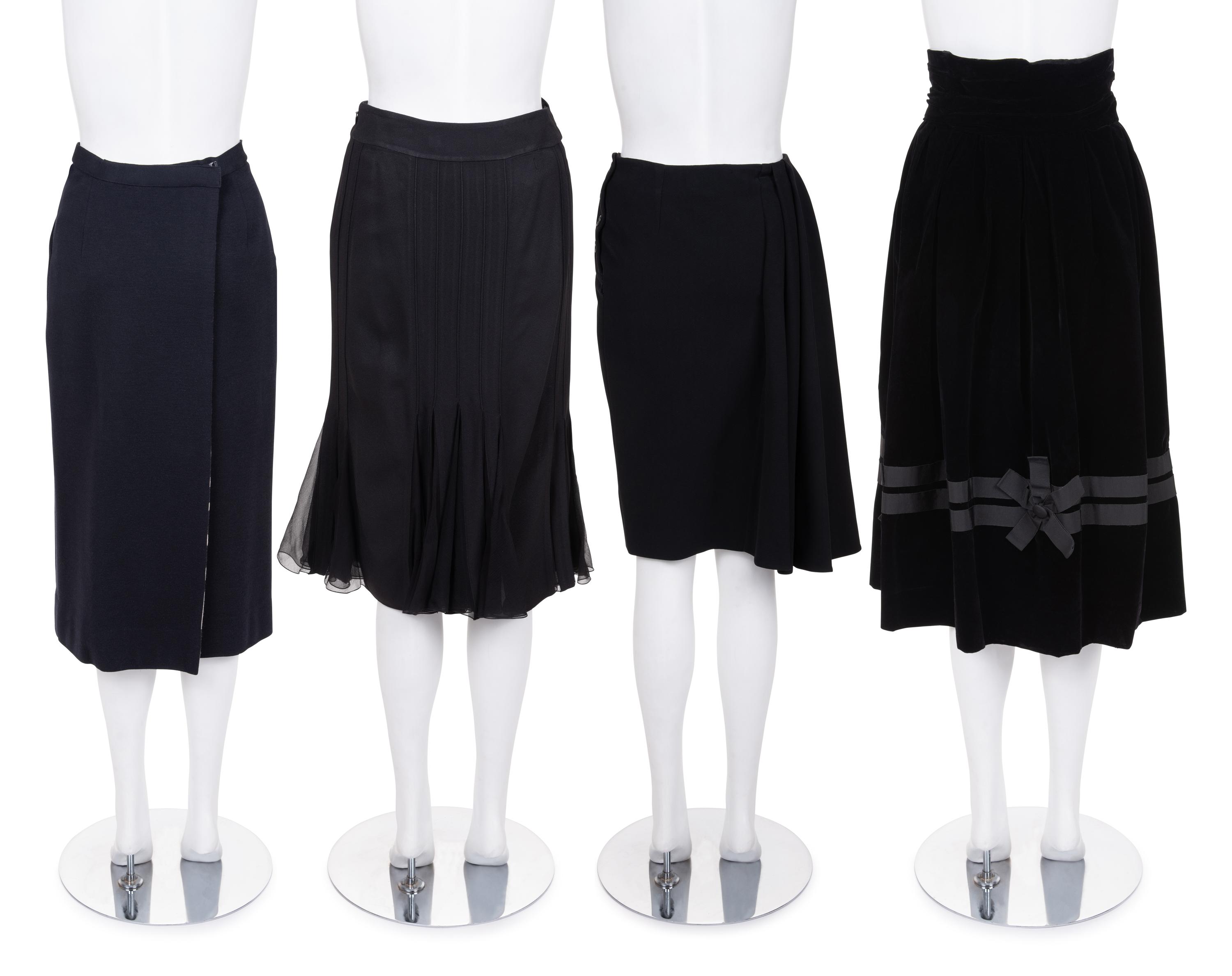 Four Christian Dior Skirts, 1960-2000s