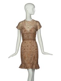 Oscar de la Renta Embellished Dress, 1997