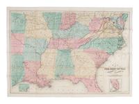 [CIVIL WAR]. A collection of more than 50 Civil War maps published ca 1860s-1870s.