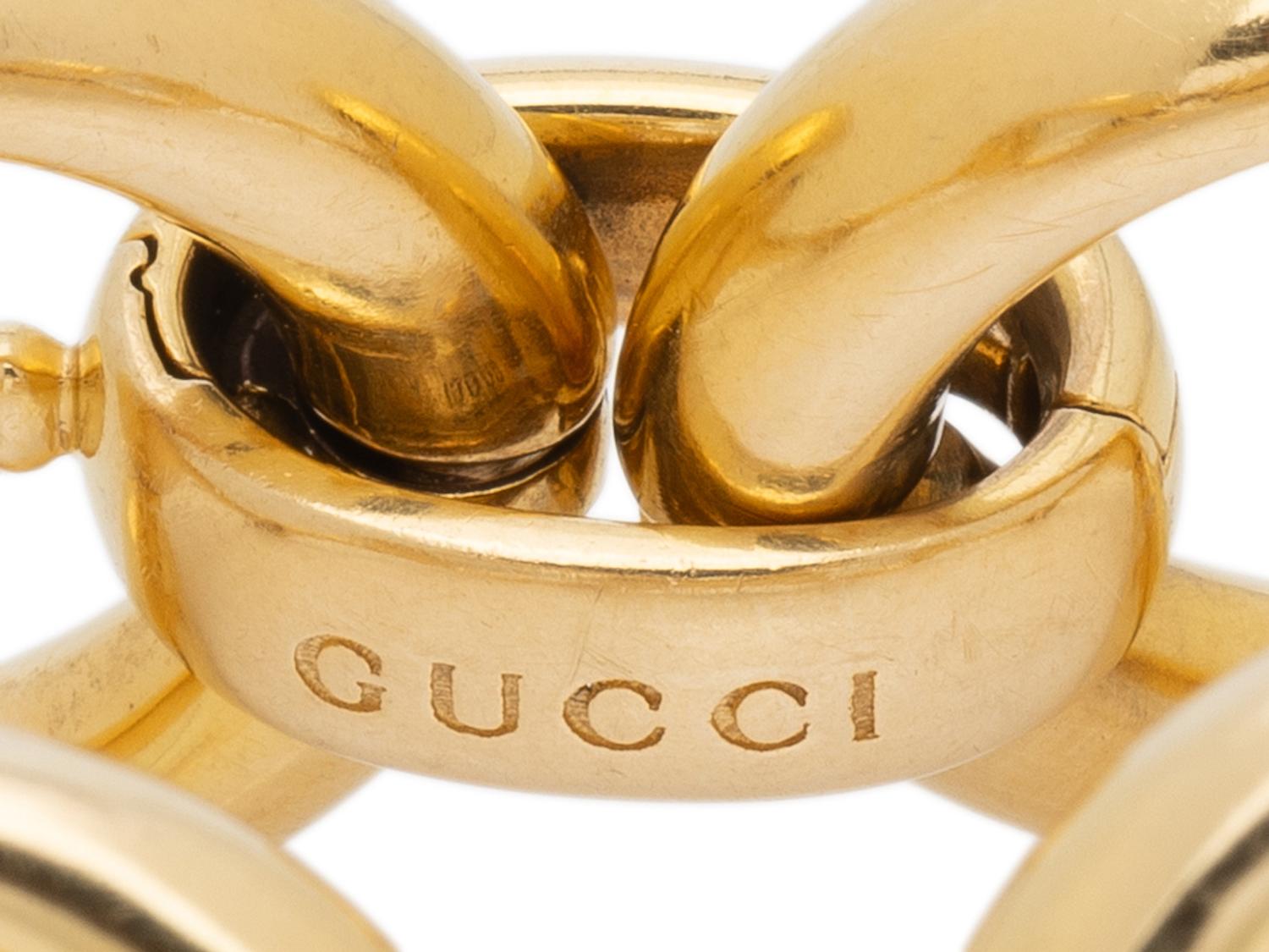 GUCCI, YELLOW GOLD BRACELET