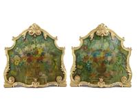 A Pair of Italian Painted Panels