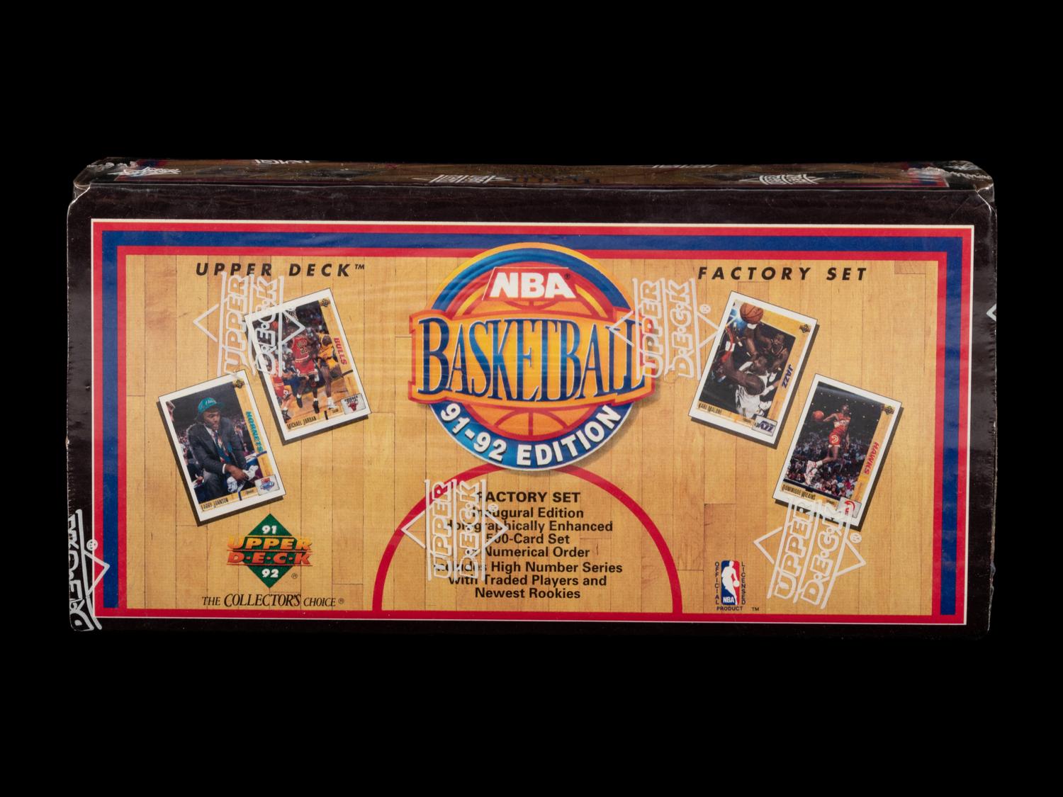 A Large Group of 1991-92 Upper Deck Basketball Unopened Material,