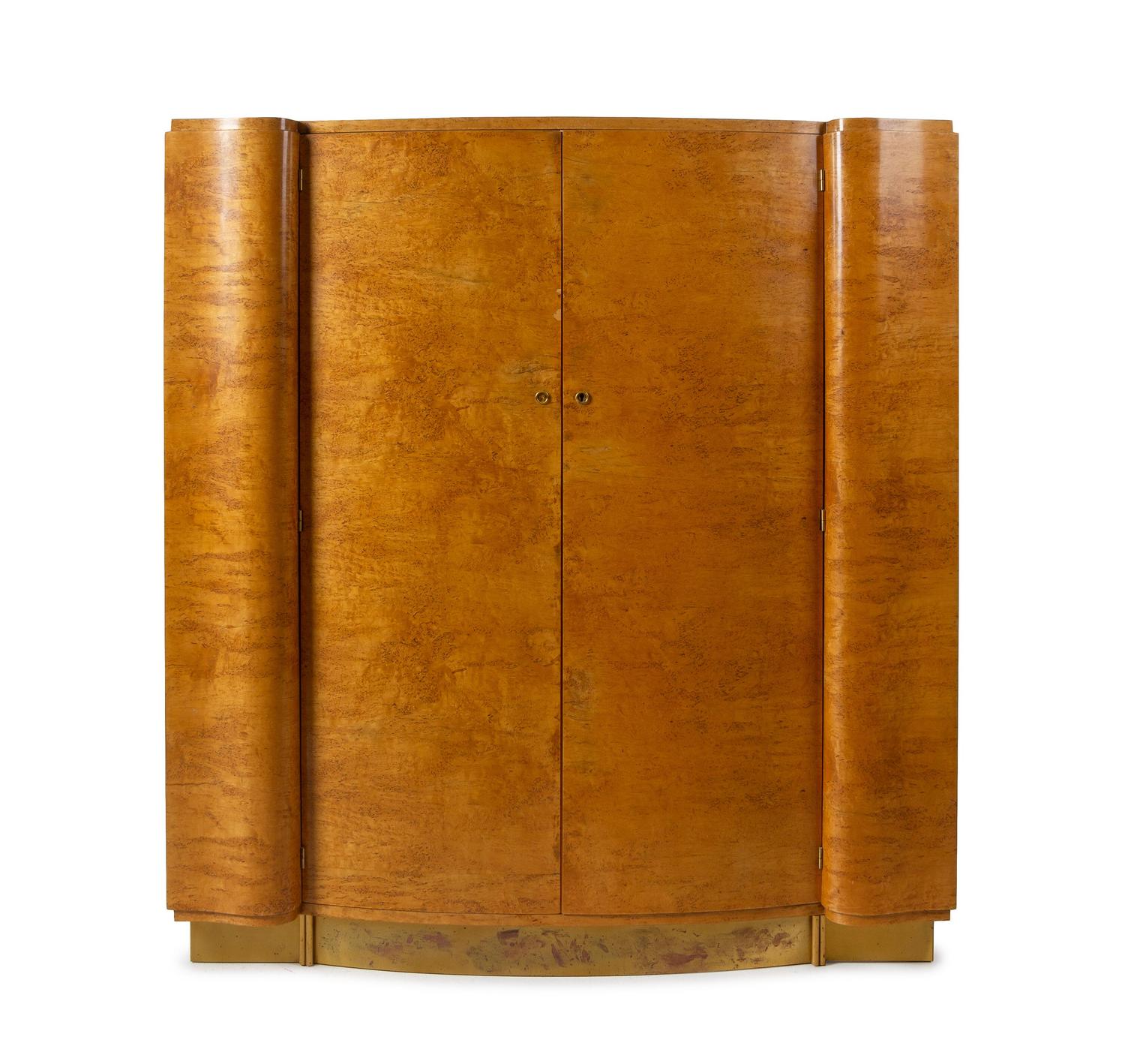 A French Art Deco Two-Door Cabinet